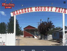 Tablet Screenshot of malheurcountyfair.com